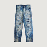 Neptune Boro Slim Straight Denim (Washed Indigo)