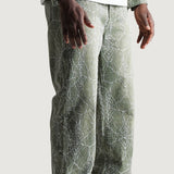 Spider Straight Denim (Light Green)