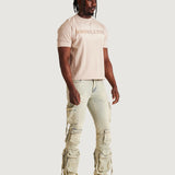 Hawk Flare Cargo Denim (Acid Sand)