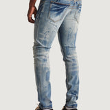 David Skinny Denim (Washed Indigo)