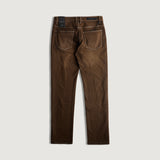 Enamel Straight Denim (Washed Brown)