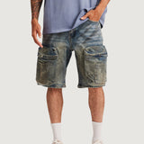Kane Cargo Denim Shorts