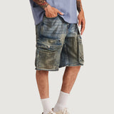 Kane Cargo Denim Shorts
