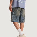 Kane Cargo Denim Shorts