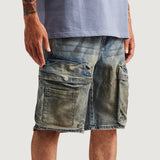Kane Cargo Denim Shorts