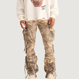 Hawk Cargo Flare Denim (Iced Tree Camo)