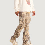 Hawk Cargo Flare Denim (Iced Tree Camo)