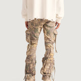 Hawk Cargo Flare Denim (Iced Tree Camo)