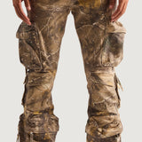 Hawk Cargo Flare Denim (Iced Tree Camo)