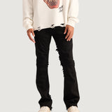 Jay Flare Denim (Black)