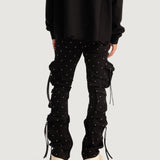 Hawk Cargo Flare Denim (Black)