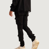 Utility Cargo Denim (Black)