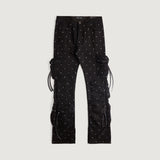 Hawk Cargo Flare Denim (Black)