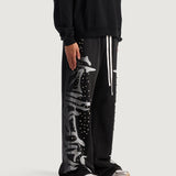 Embellish Logo Sweatpant (Black)