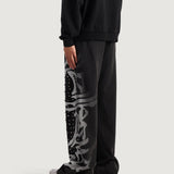 Embellish Logo Sweatpant (Black)