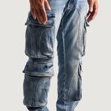 Recon Cargo Denim (Blue)