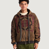 Inferno Zip Jacket (Washed Brown)