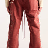 Ice Lounge Pants - Burgundy