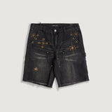 Shadow Denim Shorts (Washed Black)