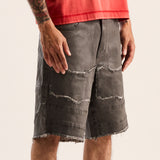 Chrome Shorts (Grey Waxed)