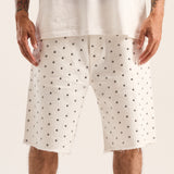 Rivet Shorts (White)
