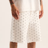Rivet Shorts (White)