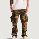 Patch Baggy Cargo Denim