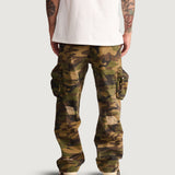 Patch Baggy Cargo Denim