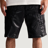 Leather Biker Shorts