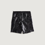 Leather Biker Shorts