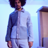 Leonard Knit Jacket (Blue)