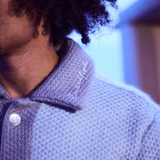 Leonard Knit Jacket (Blue)