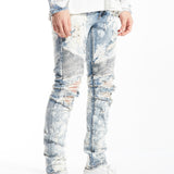 Braxton Biker Denim (Bleach Acid Wash)