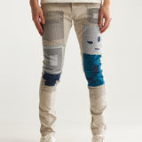 Arthur Patchwork Denim (Indigo)