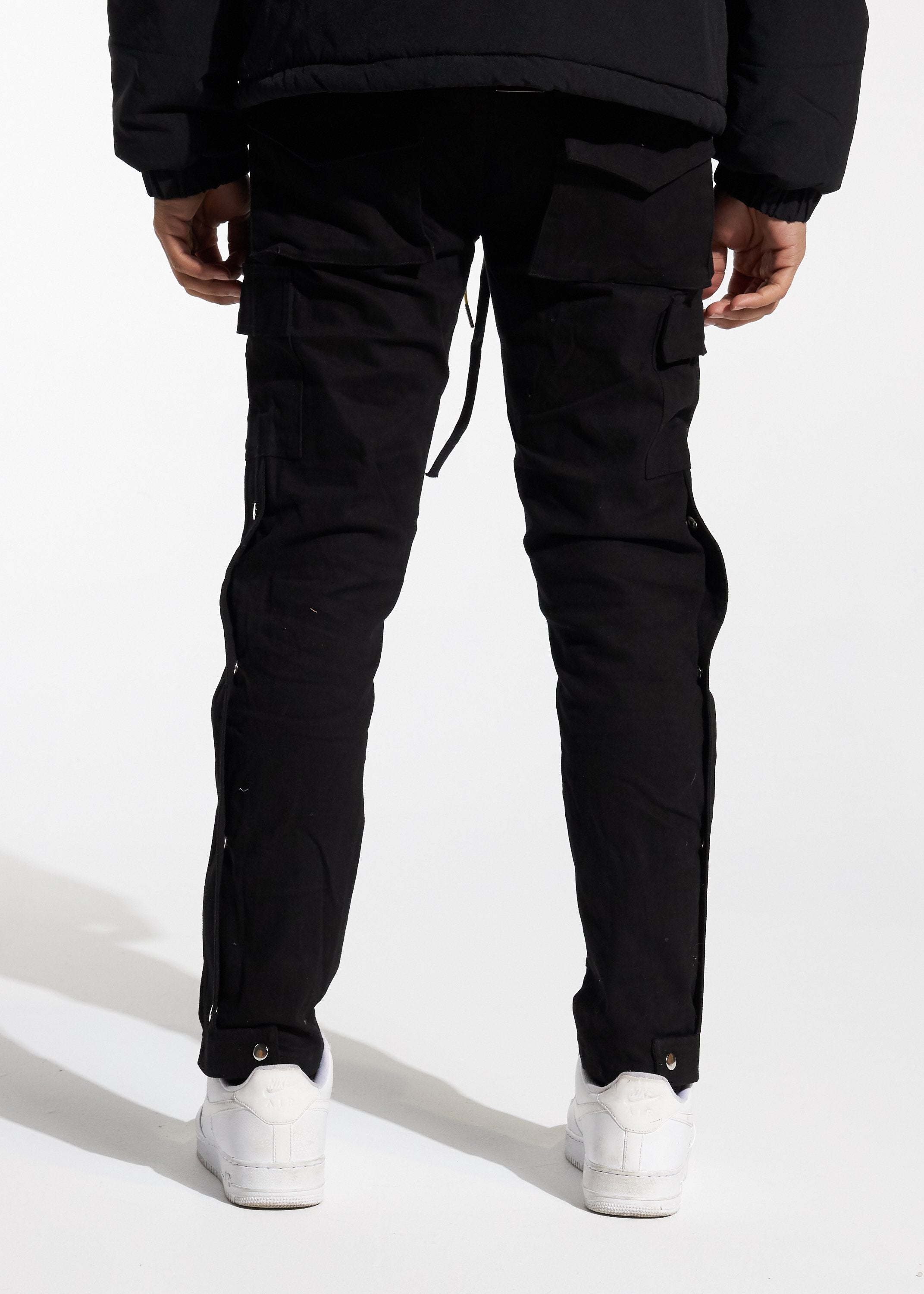 Snap Cargo Pants (Black) – Embellish NYC
