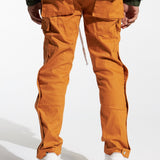 Snap Cargo Pants (Brown)