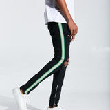 Bolt Standard Denim Ripped (Green Stripe)