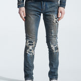 Rivers Rip & Repair Denim (Dirty Indigo Wash)